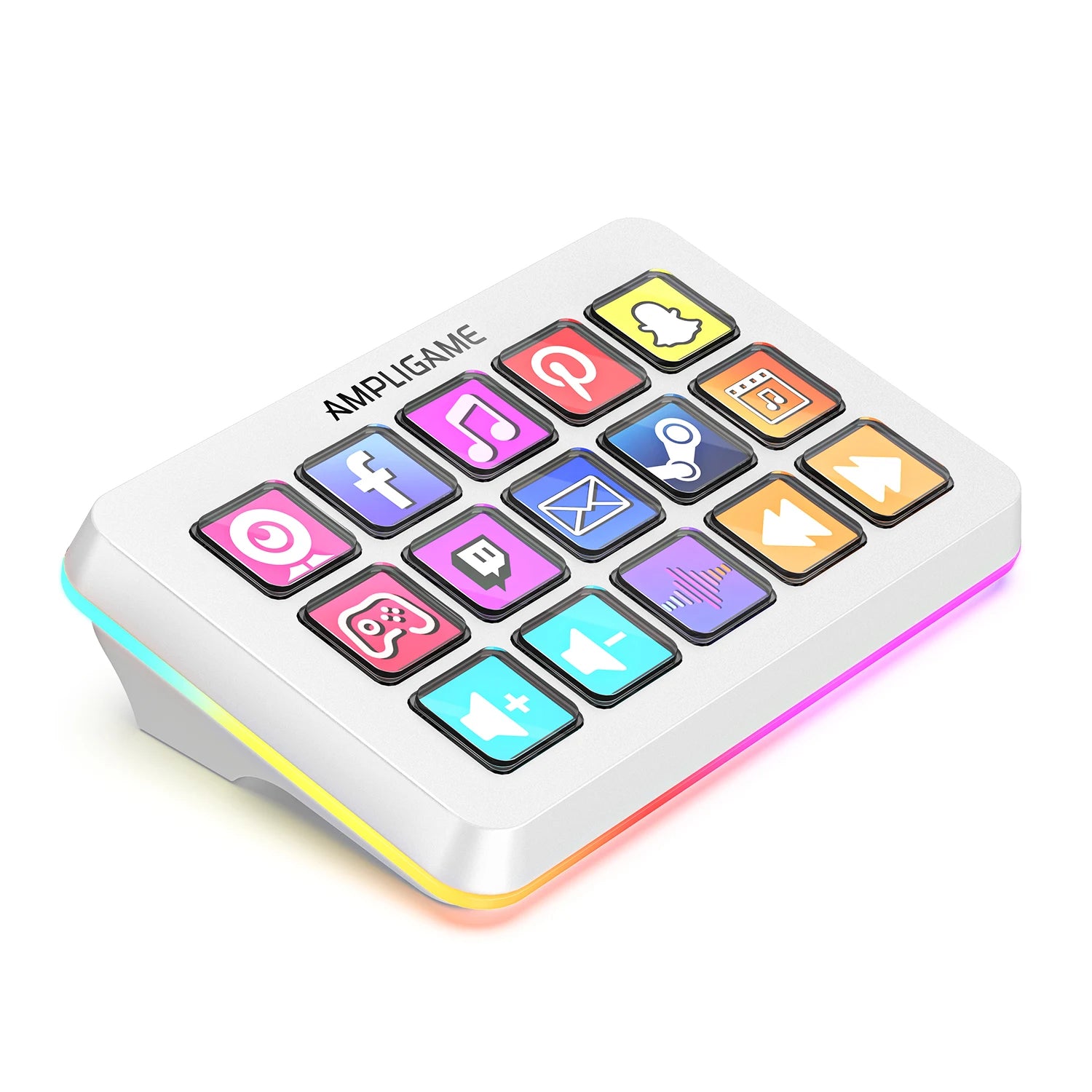 FIFINE D6 Macro Stream Controller – 15‑Key Programmable Deck for OBS, Twitch & YouTube Live Streaming