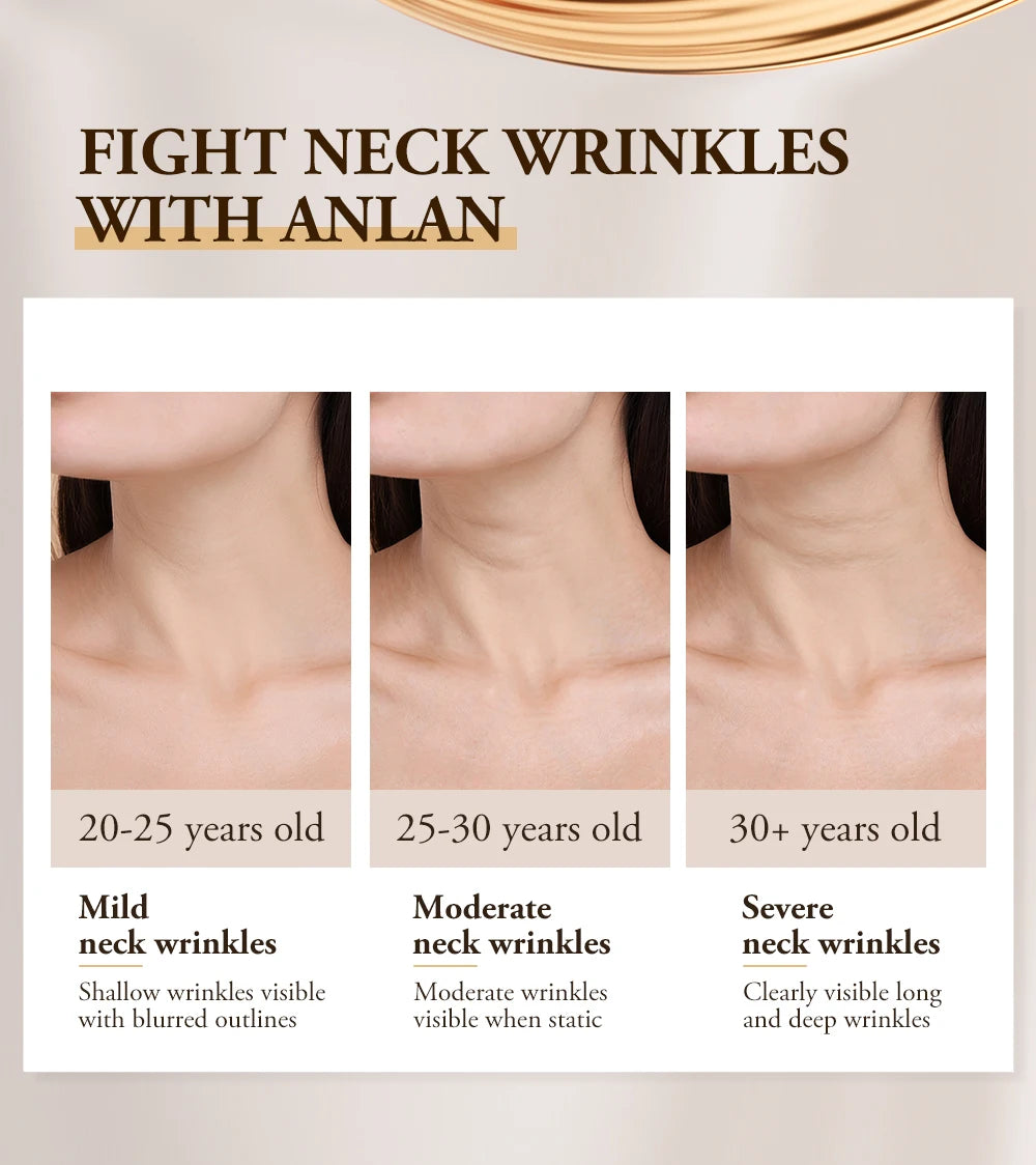 ANLAN Dual‑Polar Neck Device | EMS, 5‑Color Photon, 24K Gold, Anti‑Aging & Lifting