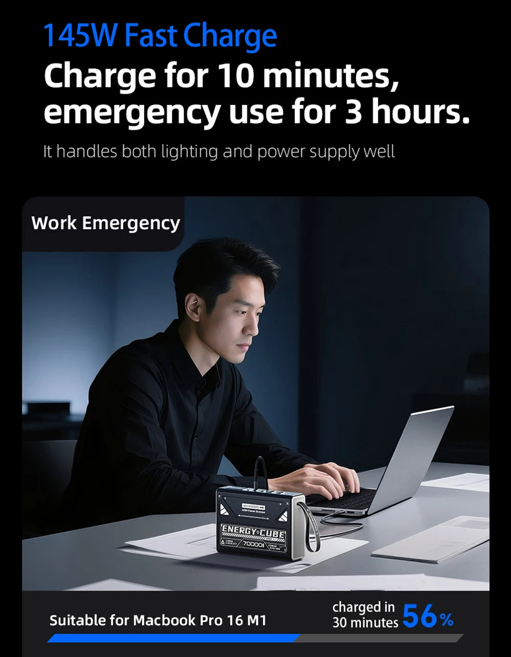 MOVESPEED Z70 Pro Max 140W Power Bank 70000mAh Power Station