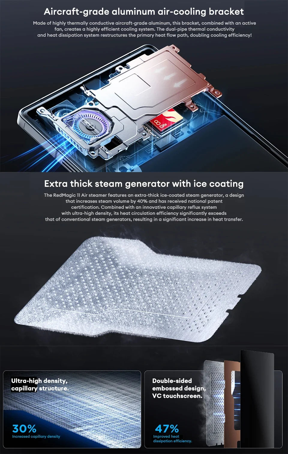 REDMAGIC 11 Air 5G Gaming Phone | Snapdragon 8 Elite & RedCore R4 | 7000mAh Battery | 80W Fast Charge | 144Hz Esports Display - Limetastore