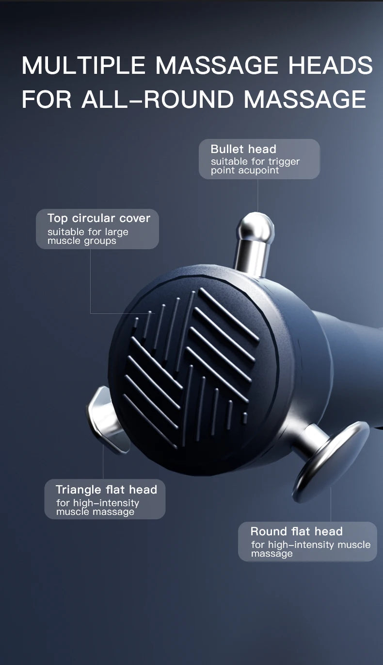 Booster Upgraded Massage Gun – Powerful Handheld Deep‑Tissue Massager