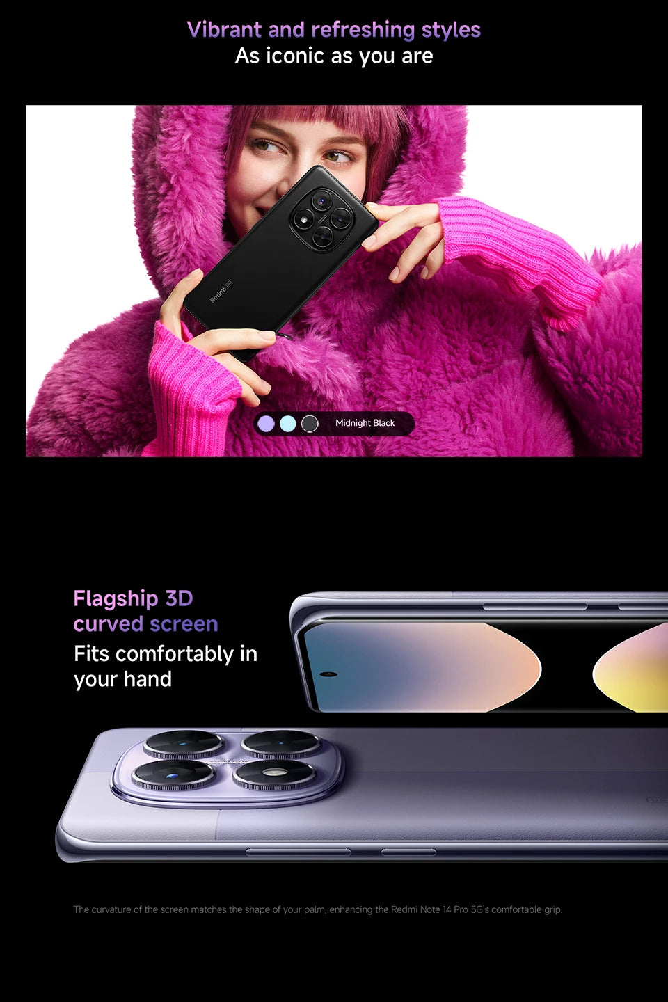 FR Warehouse Xiaomi Redmi Note 14 Pro 5G Smartphone Global Version  MediaTek 200MP Camera 5110mAh 45W Dimensity 7300-Ultra CPU - Limetastore