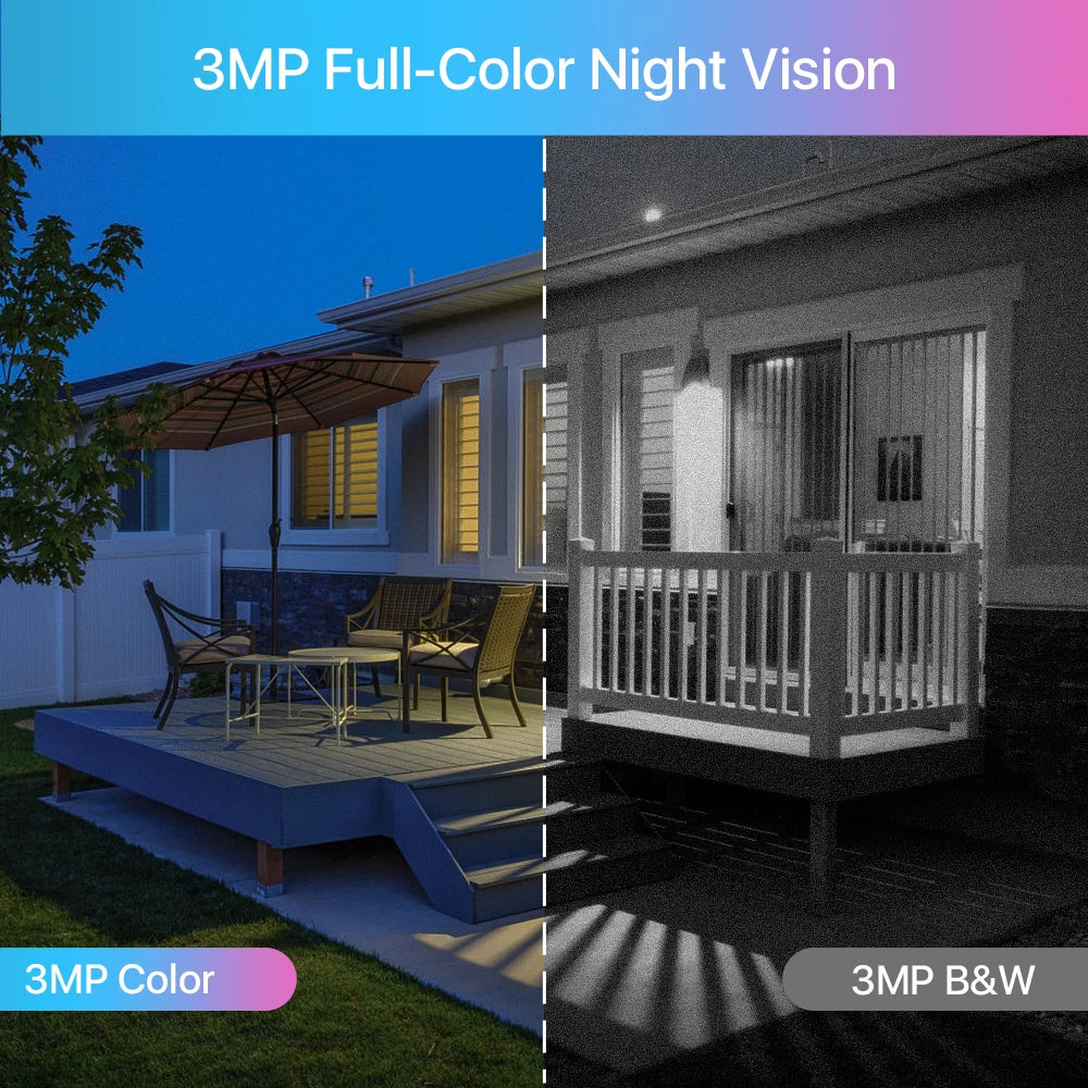 ZOSI 2K 3MP Pan/Tilt Outdoor WiFi PTZ Camera – Add‑On Camera for ZOSI NVR Systems