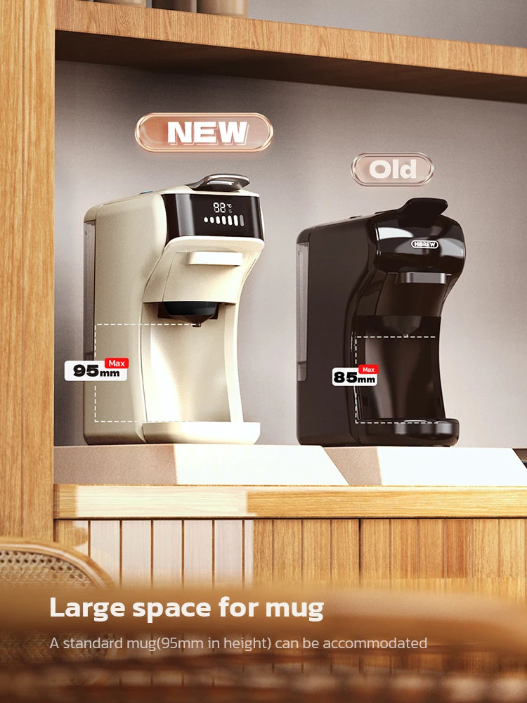 HiBREW H1B – 6‑in‑1 Multi‑Capsule Coffee Machine | Hot & Cold Espresso Maker | Compatible with Dolce Gusto, Nespresso & Ground Coffee