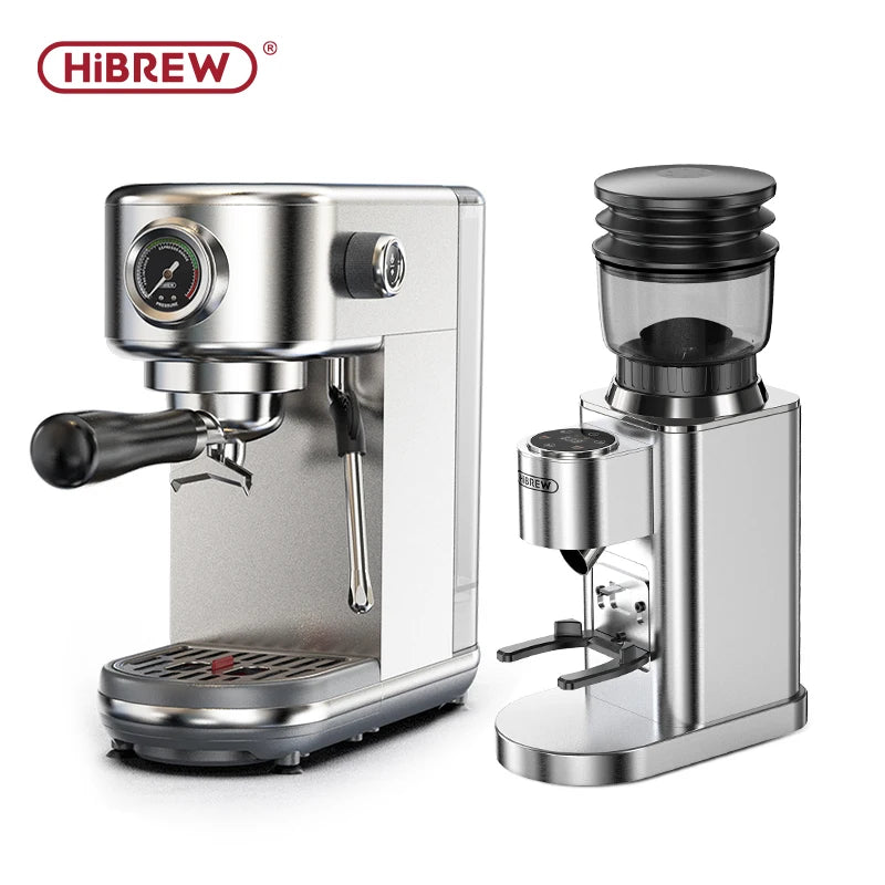 HiBREW H10B – Izjemno tanek aparat za espresso s 20 bari | Polavtomatski kavni aparat z nastavljivo temperaturo