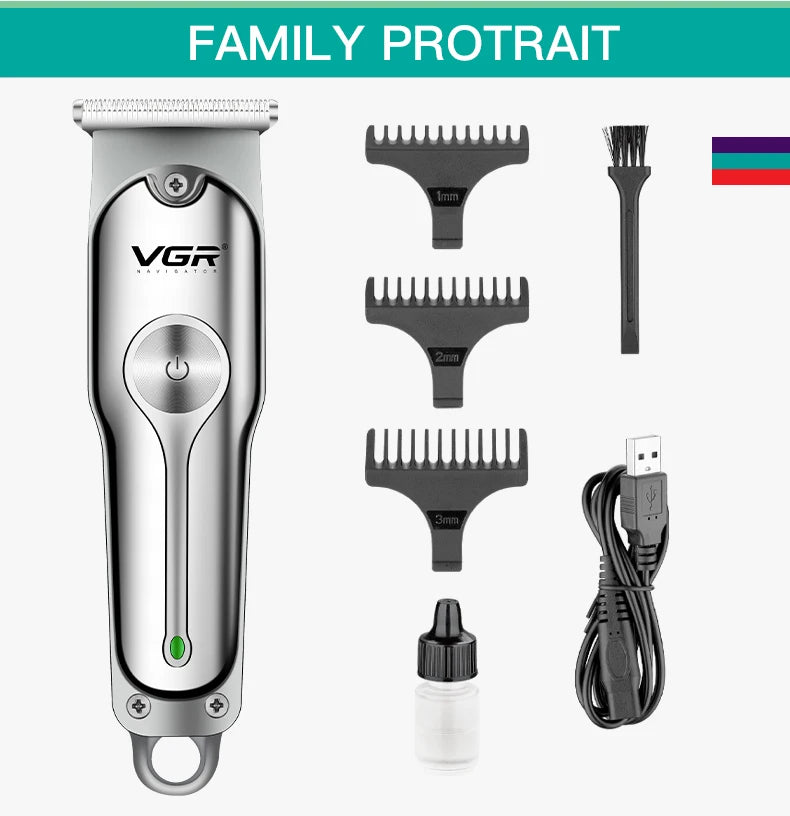 VGR V-071 Professional Hair Clipper Mini Barber Trimmer for Men