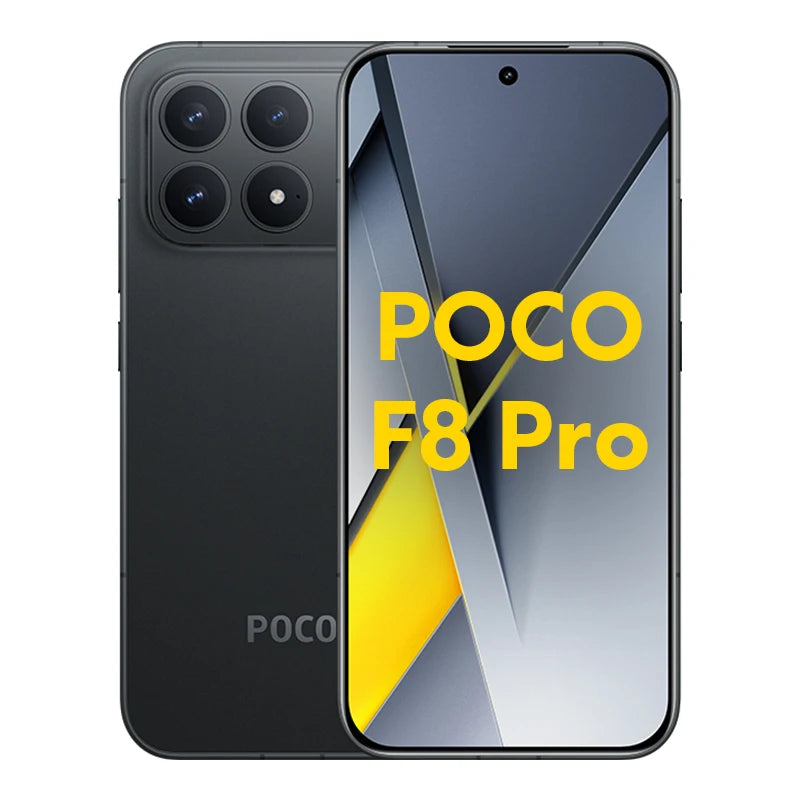 POCO F8 Pro 5G Global Version Smartphone Snapdragon® 8 Elite 6.59" 120Hz AMOLED Display 6210mAh  50MP Camera 100W Charge NFC - Limetastore