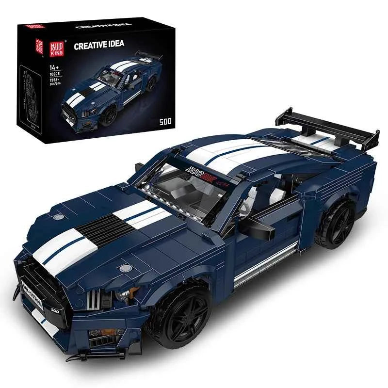 Mould King 10208 Cobra Classic Car — Technical Vintage Brick Model for Kids & Collectors - Limetastore