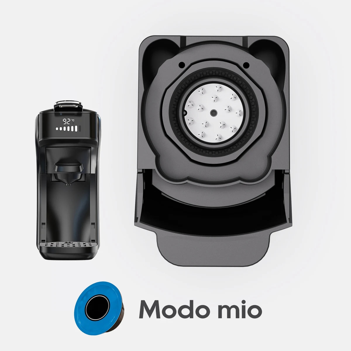 HiBREW H1B aparat za kavo, adapter za kapsule za Nespresso ali Dolce Gusto ali mleto kavo ali ESE pod ali Caffitaly