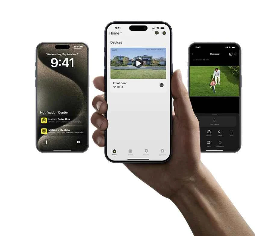 Baseus Security B1 Outdoor Camera 2K Wireless Wifi Camera Security Protection System 24/7 Recording Built-in 8GB Local Storage - Limetastore