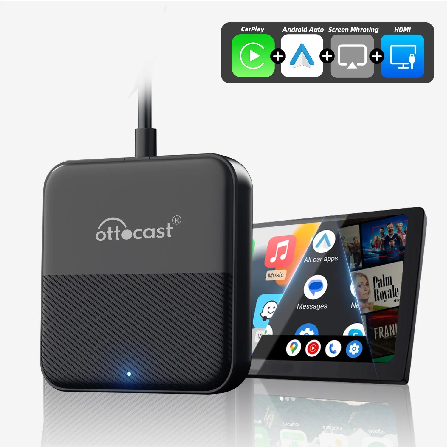 OTTOCAST Express Car TV Mate Wireless CarPlay HDMI Adapter