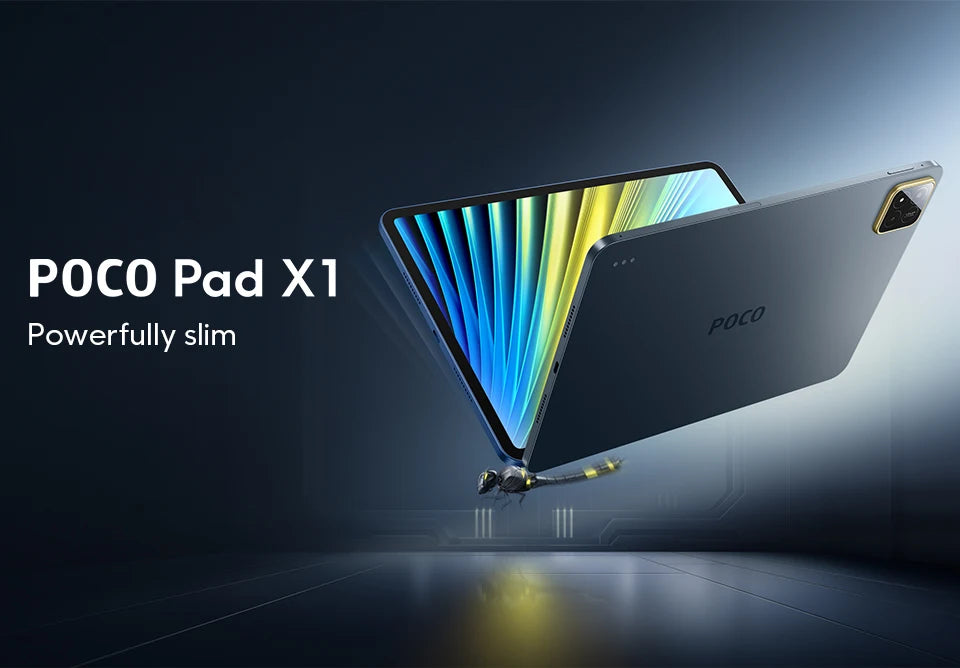 POCO Pad X1 Global Version Tablets Snapdragon 7+ Gen 3 11.2'' 3.2K 144Hz Display 8850mAh 45W Turbo Charging 13MP Main Camera - Limetastore