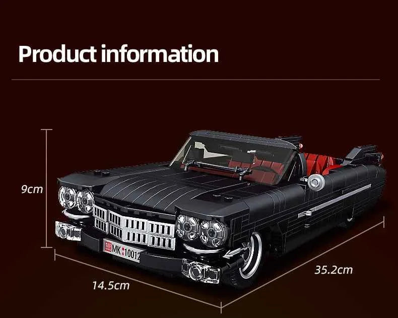 MOULD KING 10012 Technical Car Building Blocks — Educational DIY Toy Gift for Kids - Limetastore