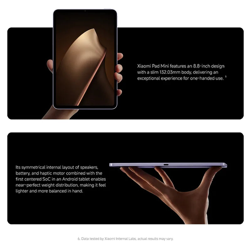 Global Version Xiaomi Pad Mini 8GB /12GB RAM "3K ultra-clear display 7500mAh battery 67W HyperCharge MediaTek Dimensity + 9400 - Limetastore