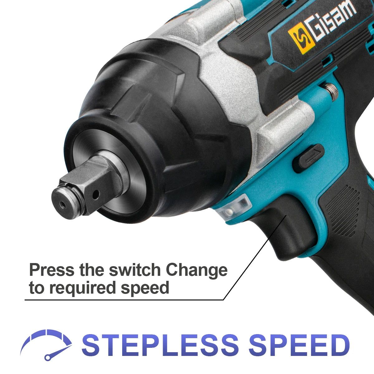 1800N.m Brushless Impact Wrench 1/2" for Makita 18V Battery Cordless