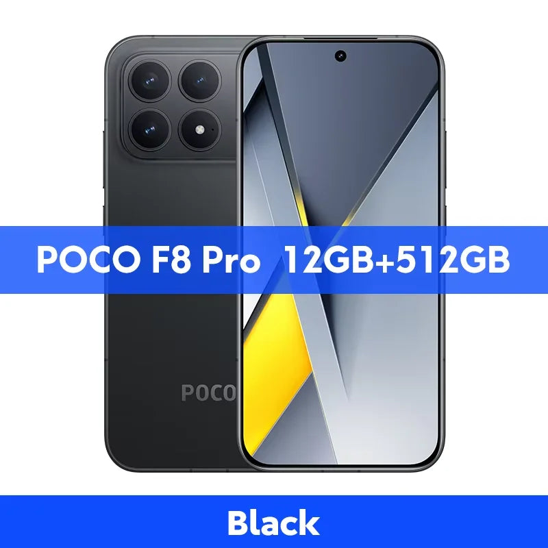 POCO F8 Pro 5G Smartphone Global Version Snapdragon® 8 Elite 6.59" 120Hz AMOLED Display 6210mAh  50MP Camera 100W Charge NFC - Limetastore