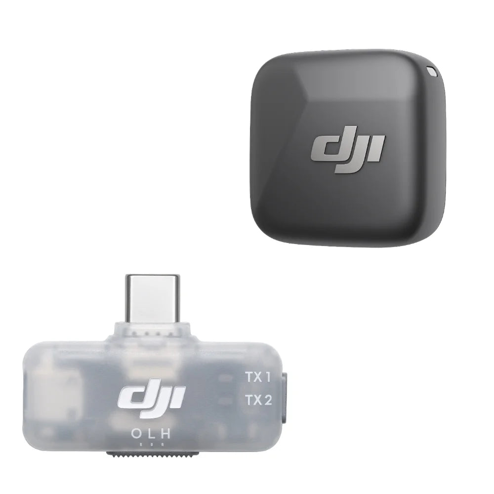 DJI Mic Mini Transmitter & Mobile Phone Receiver Combo – Original DJI Wireless Audio Kit
