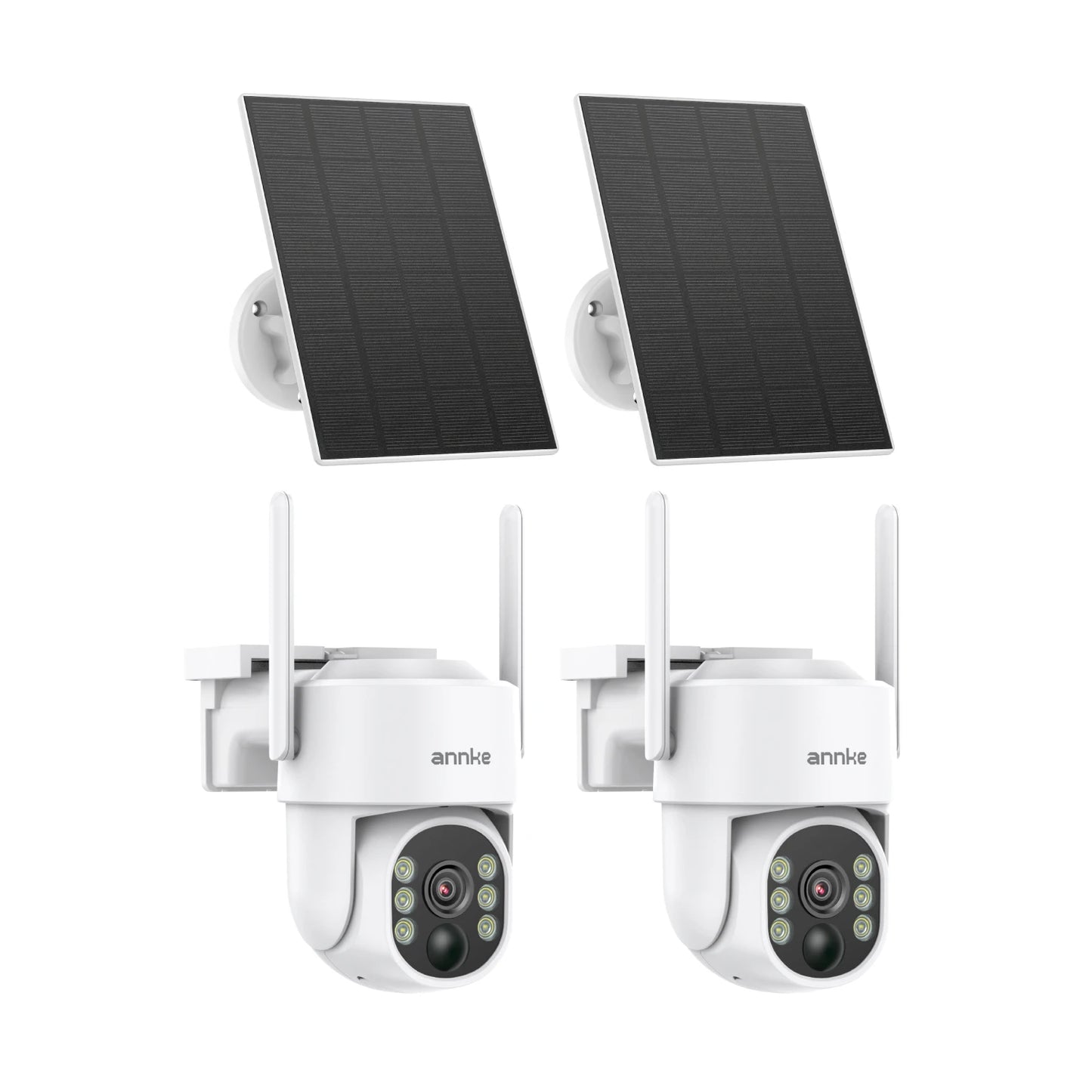 ANNKE 4MP Wireless Battery PT Camera | Color Night Vision, Solar, WiFi