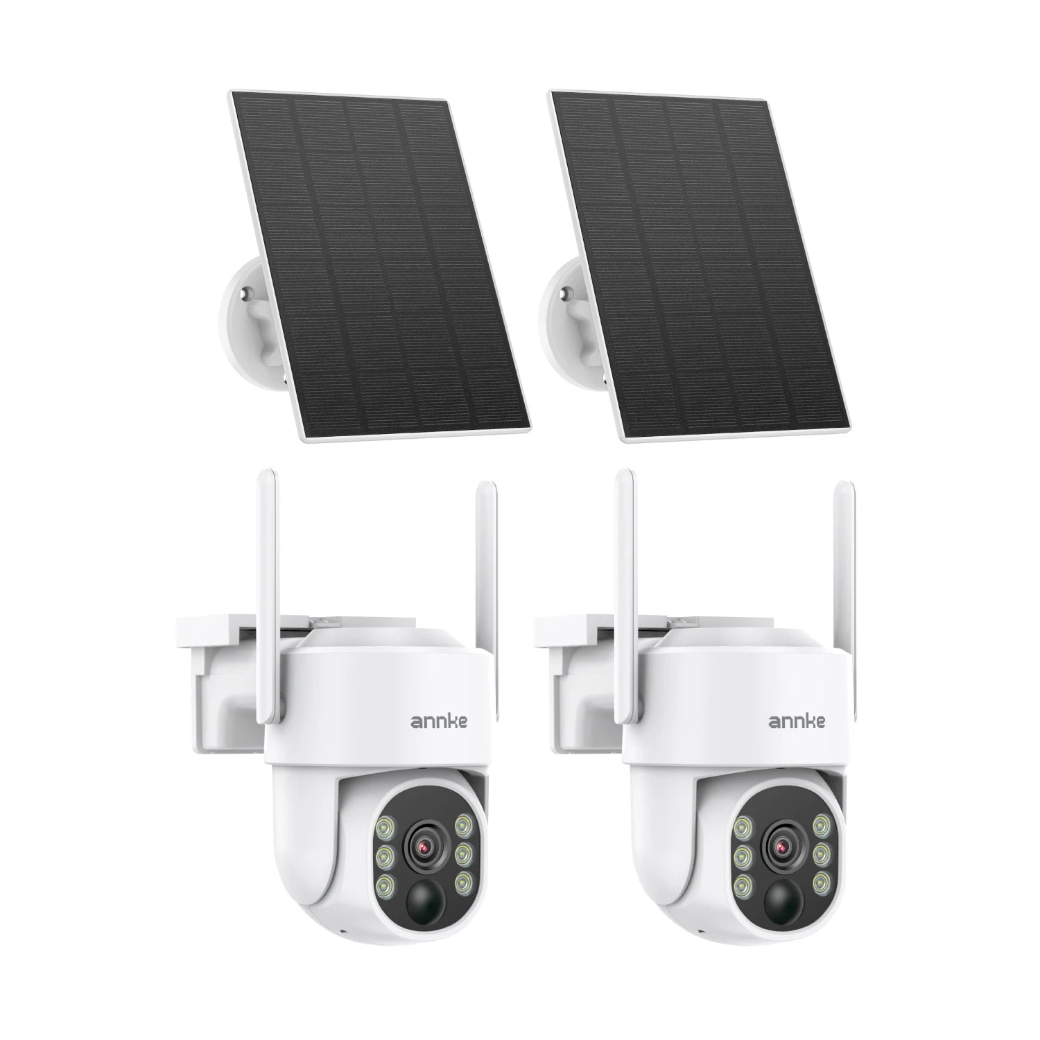 ANNKE 4MP Wireless Battery PT Camera | Color Night Vision, Solar, WiFi