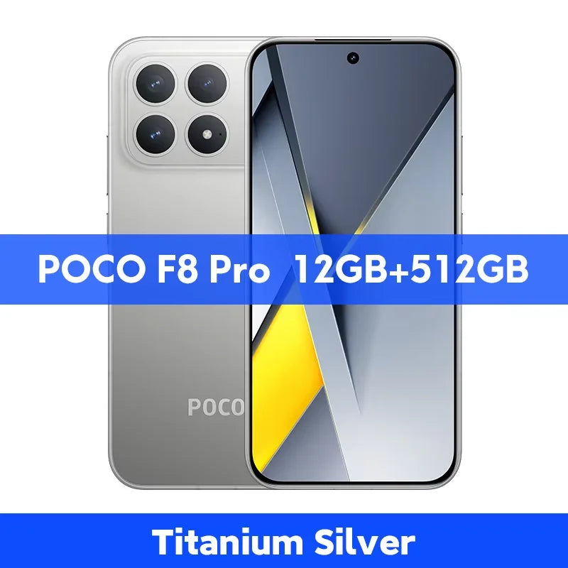 POCO F8 Pro 5G Smartphone Global Version Snapdragon® 8 Elite 6.59" 120Hz AMOLED Display 6210mAh  50MP Camera 100W Charge NFC - Limetastore