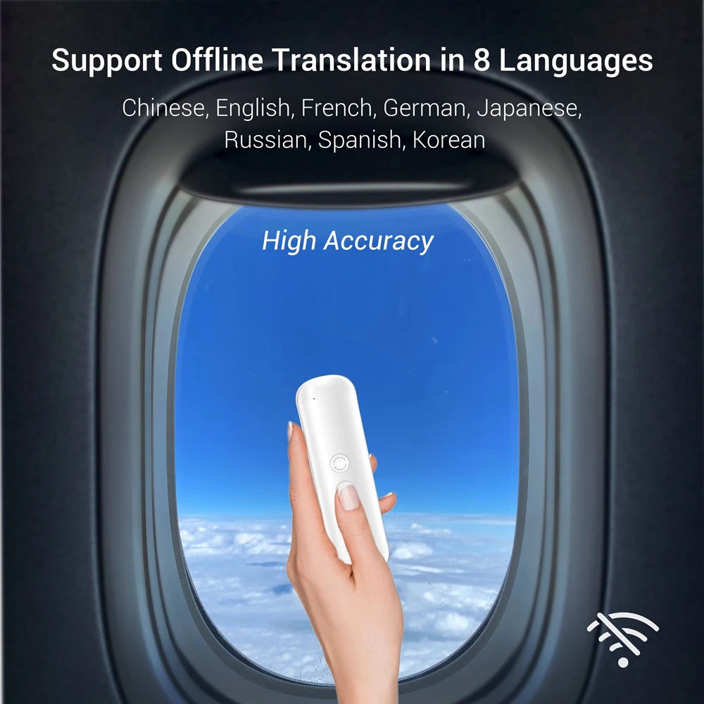 Wooask G5 PRO Translator Device 144 Languages 98% Accuracy AI