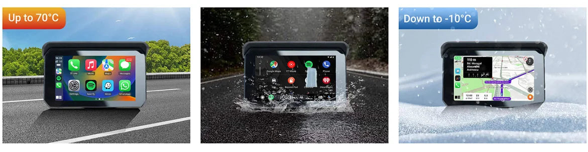 Lite C5 SE Motorcycle CarPlay Android Auto Waterproof Display