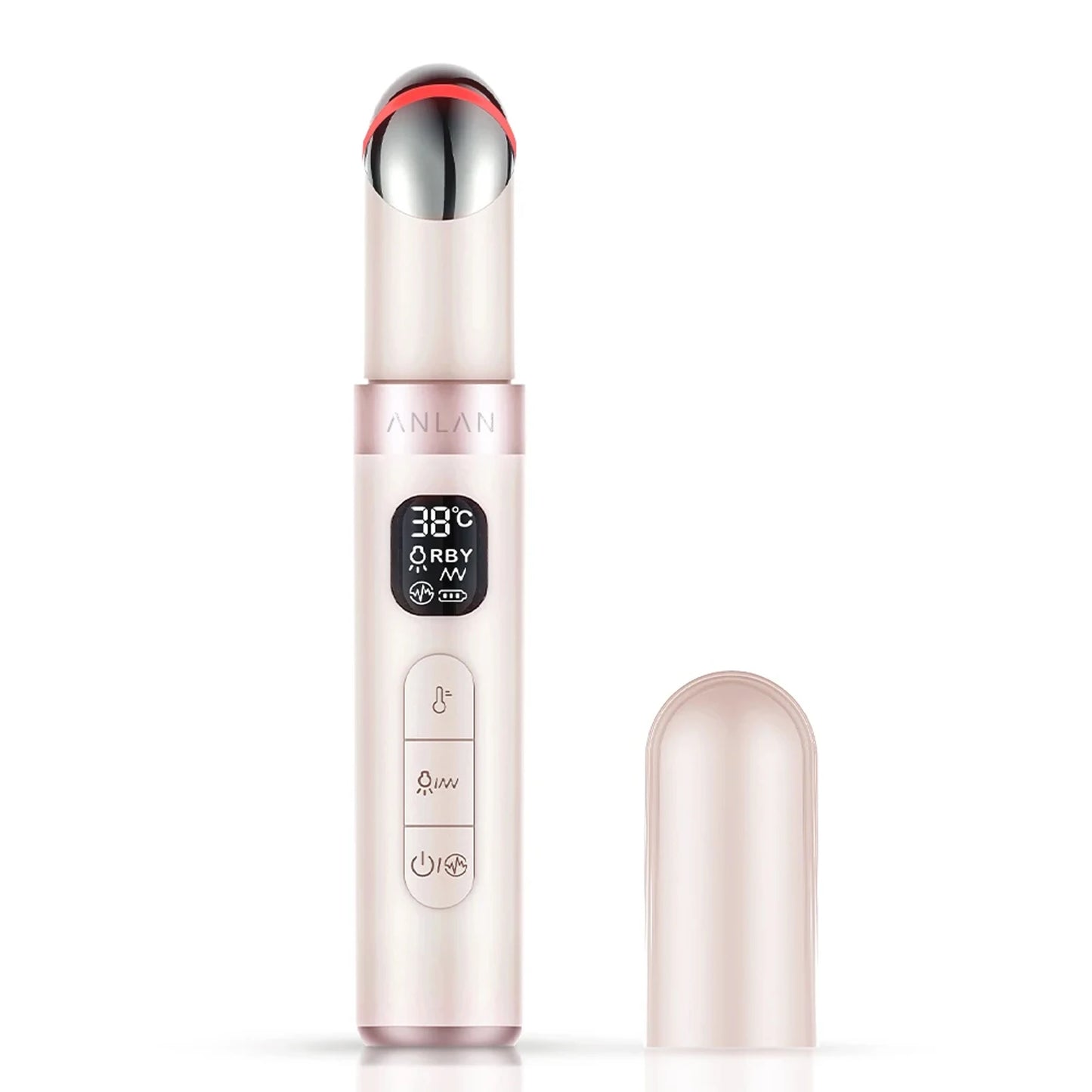 ANLAN Electric Eye Massager for Dark Circles and Eye Bags with Vibration and Heat Therapy - Limetastore