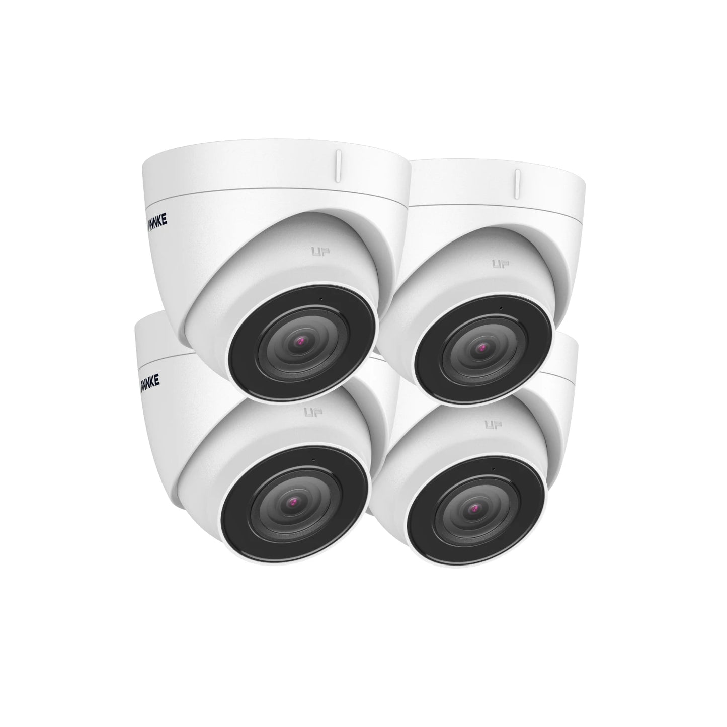 ANNKE 8MP 4K PoE Bullet Camera Kit | EXIR Night Vision, IP67, Email Alerts