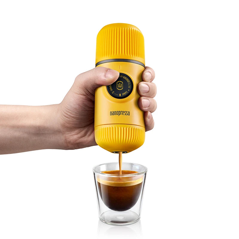 Wacaco Nanopresso Portable Espresso Machine – 18 Bar High-Pressure Hand Pump Coffee Maker