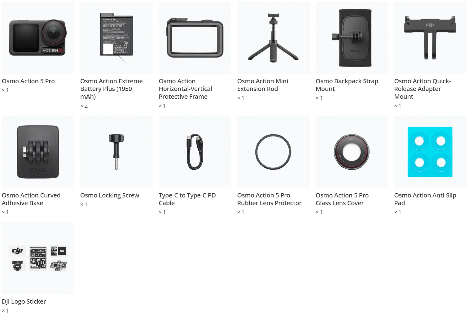 DJI Osmo Action 5 Pro – 1/1.3" Sensor, Dual High‑Brightness OLED Touchscreens