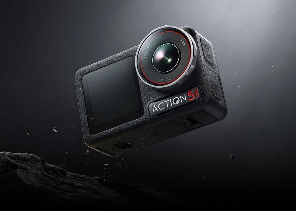 DJI Osmo Action 5 Pro – 1/1.3" Sensor, Dual High‑Brightness OLED Touchscreens