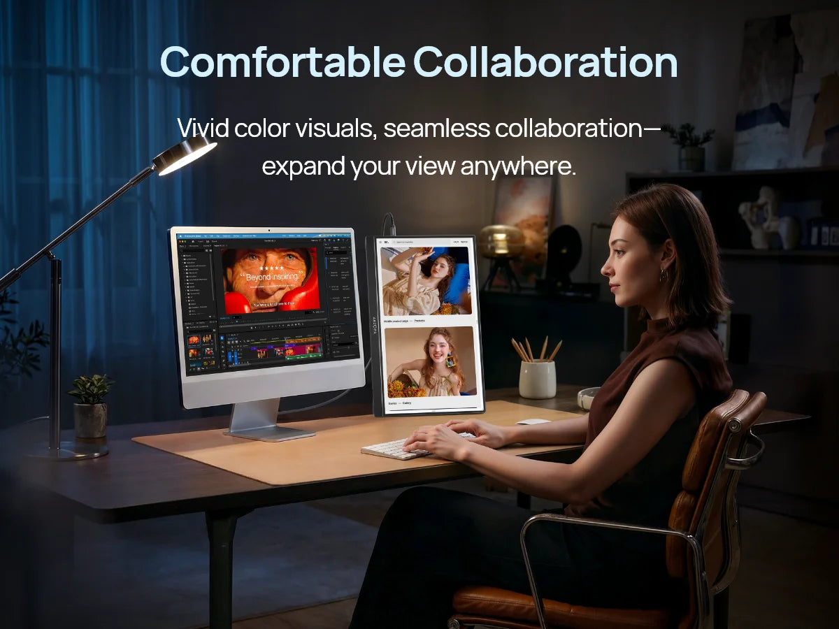 ARZOPA Z1FC 16.1" Portable Gaming Monitor | 144Hz, 1080P FHD, 100% sRGB, IPS, USB‑C & HDMI