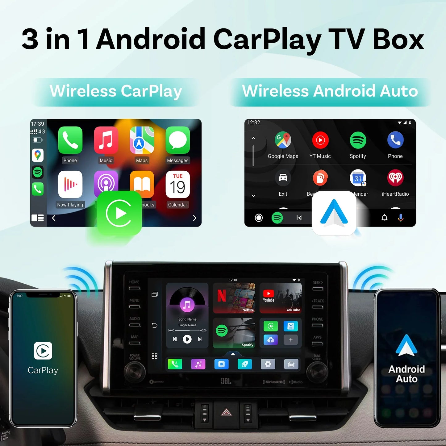 OTTOCAST Play2Video Ultra Wireless CarPlay Video Adapter
