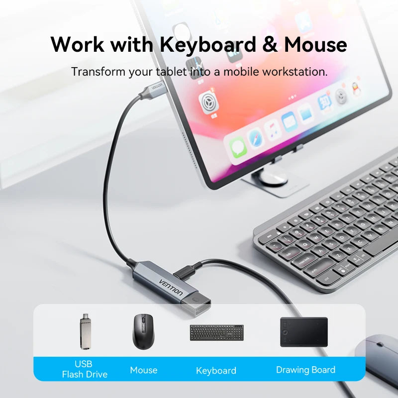USB 3.2 OTG Adapter – USB‑C to USB‑A, 10Gbps
