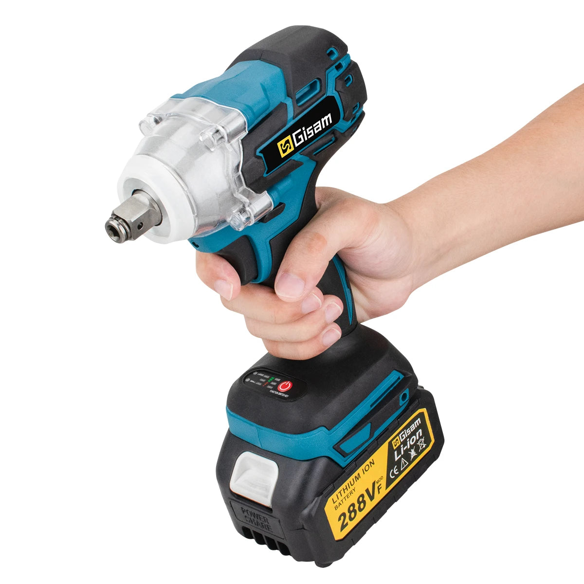 Gisam 320N.m Brushless Impact Wrench 1/2"