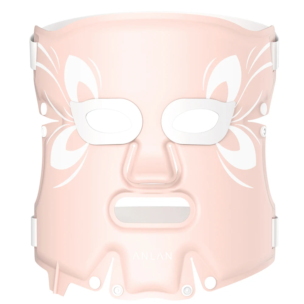 ANLAN LED Facial Mask - 5 Color Silicone Waterproof Thermotherapy for Anti-Aging, Skin Rejuvenation, and Brightening - Limetastore