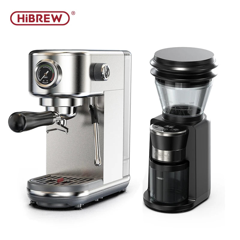 HiBREW H10B – Izjemno tanek aparat za espresso s 20 bari | Polavtomatski kavni aparat z nastavljivo temperaturo