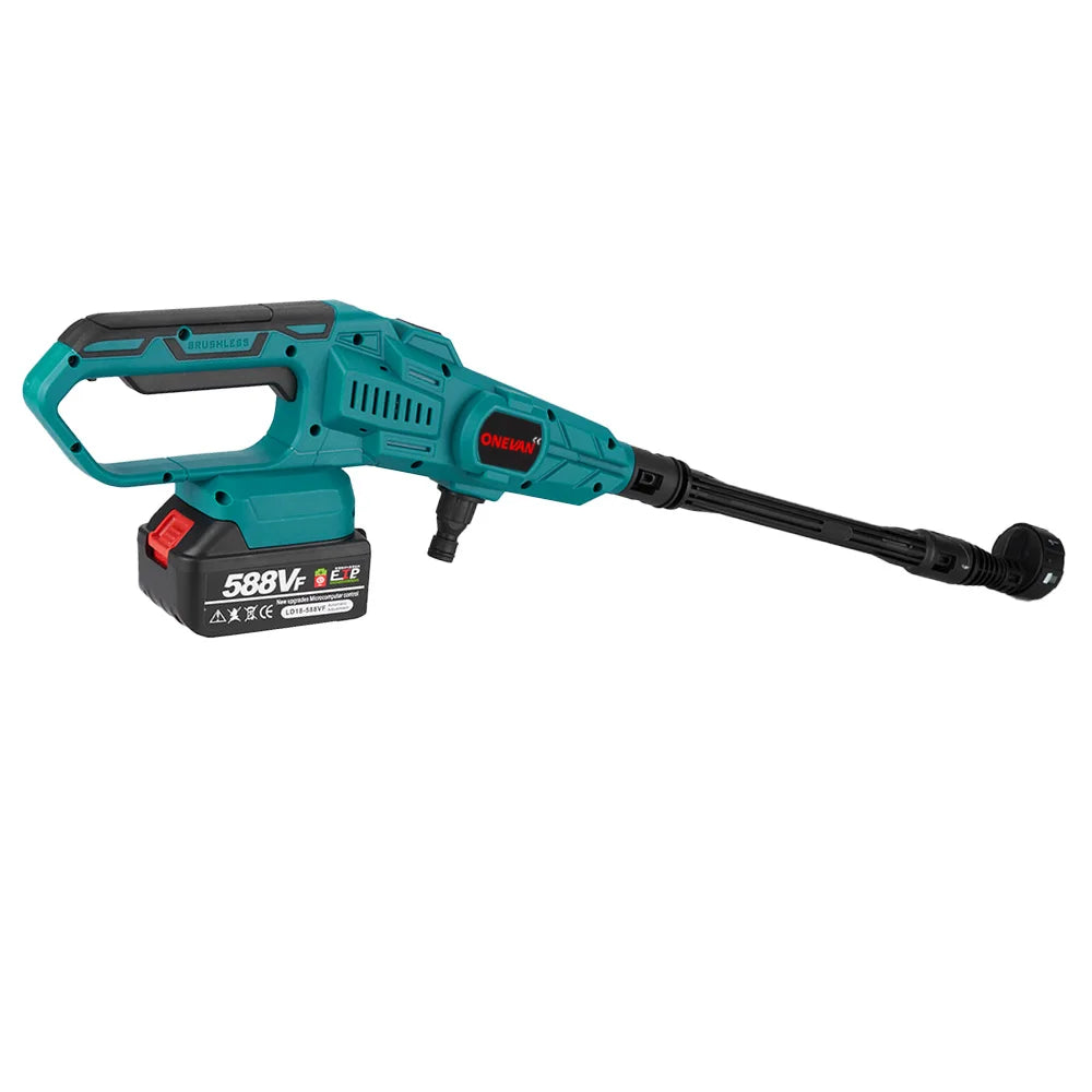 ONEVAN 3500W 200Bar Brushless High‑Pressure Washer | Cordless Car Wash Water Gun