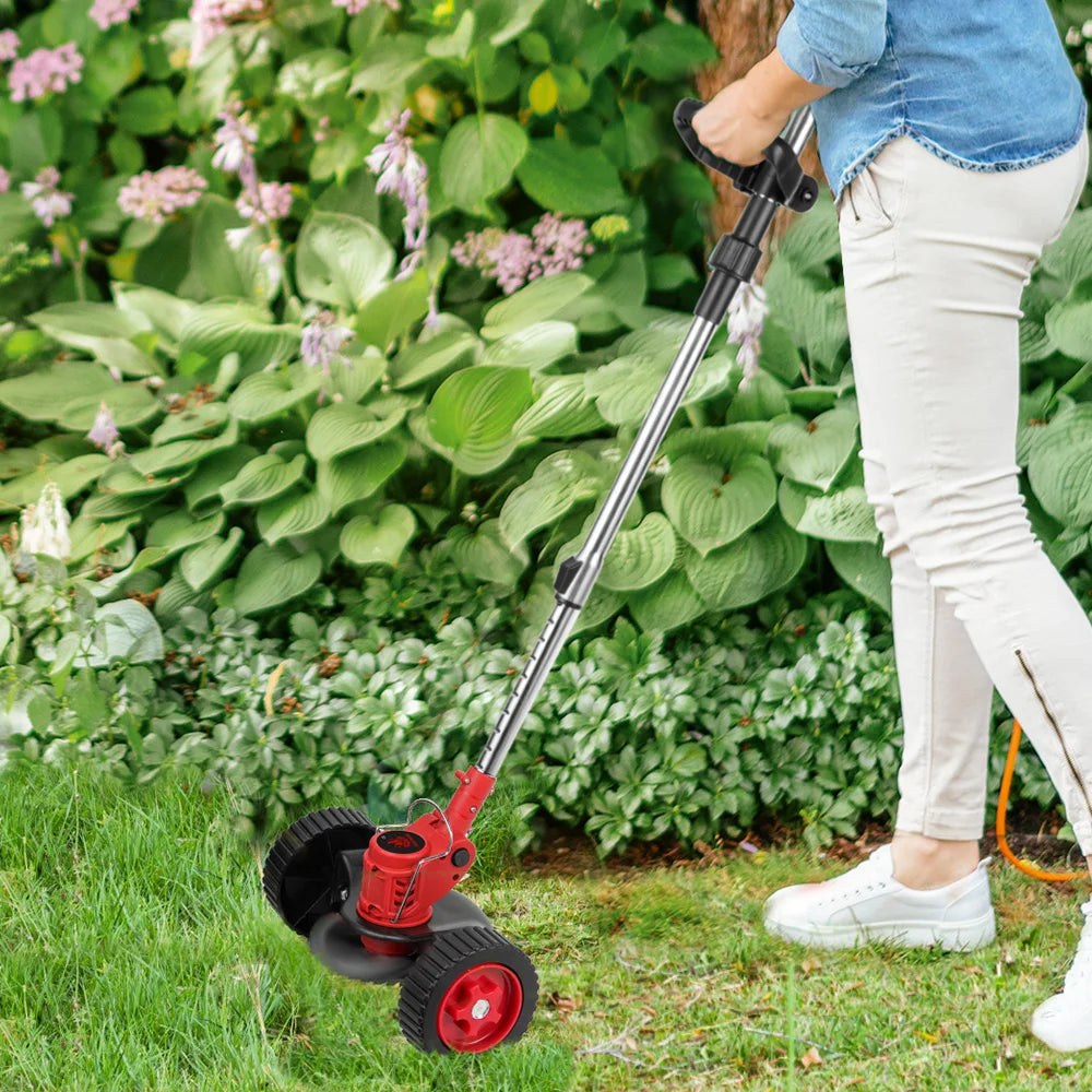 ONEVAN 20,000 RPM Cordless Grass Trimmer | Adjustable Foldable Telescopic Lawn Mower for 21V/18V Battery