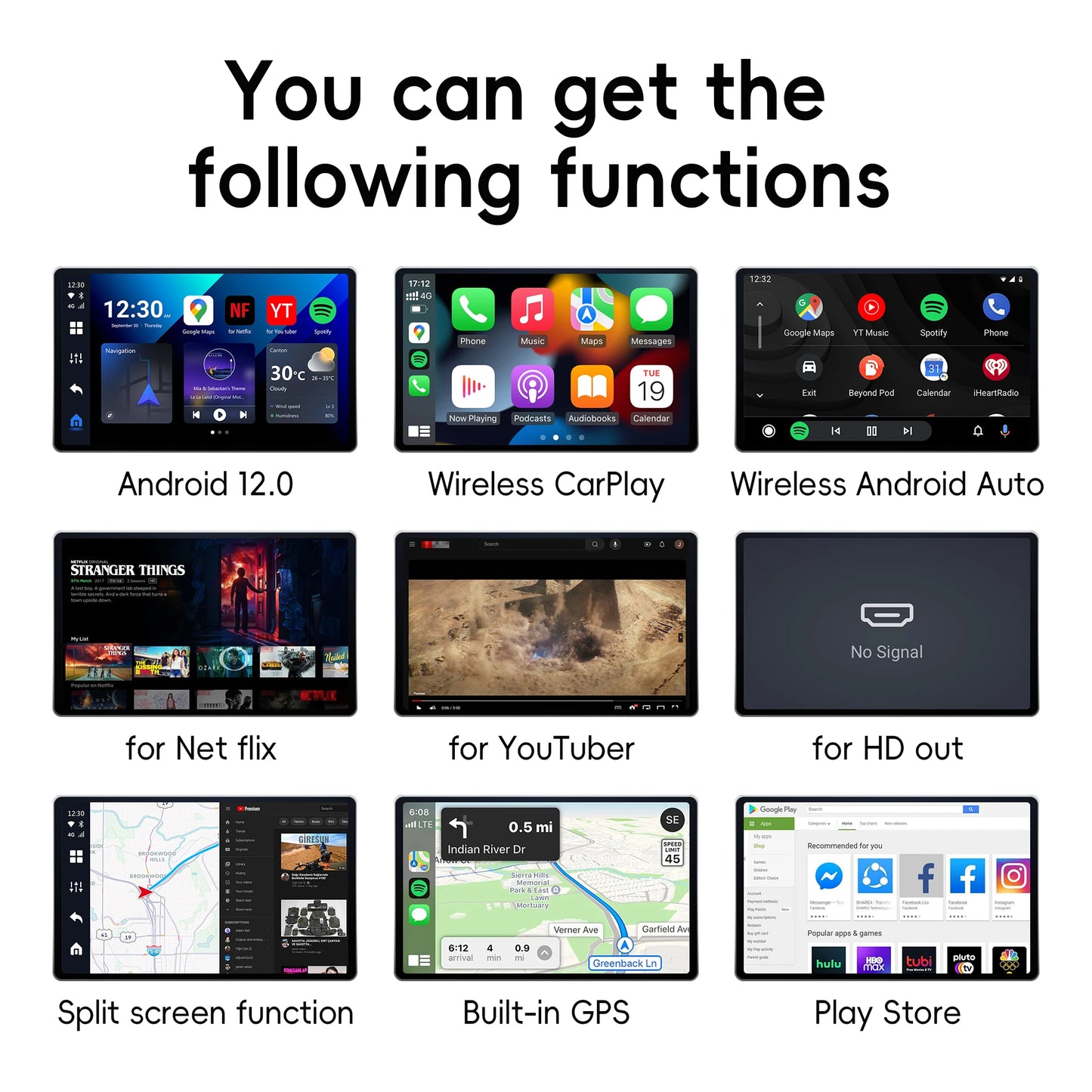 OTTOCAST OttoAiBox P3 Android 13 Wireless CarPlay AI Box