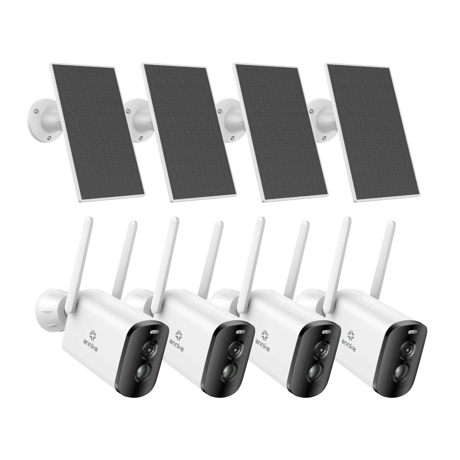 ANNKE 4MP Wireless Battery PT Camera | Color Night Vision, Solar, WiFi