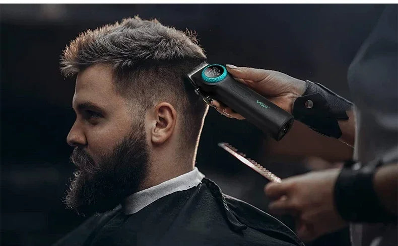 VGR Trimmer Professional Hair Cutting Machine Cordless Hair Clippers Barber Electric Clipper Metal Trimmer for Men V-001 V-977