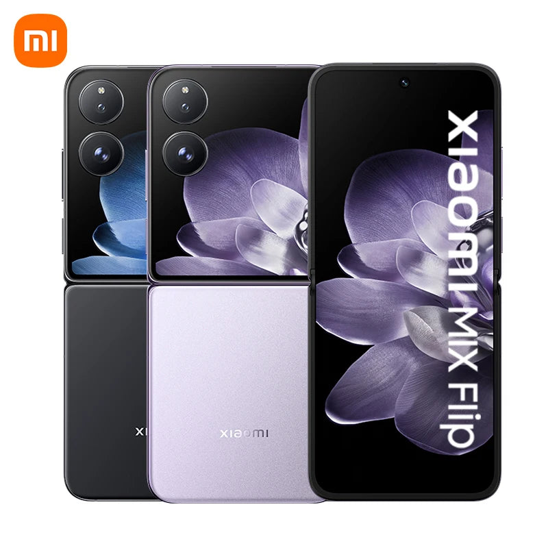Global Version Xiaomi MIX Flip Smartphone New Snapdragon 8 Gen 3 CPU 50MP Leica Camera  12GB RAM 512GB ROM 6.86 inch Foldable Display NFC - Limetastore