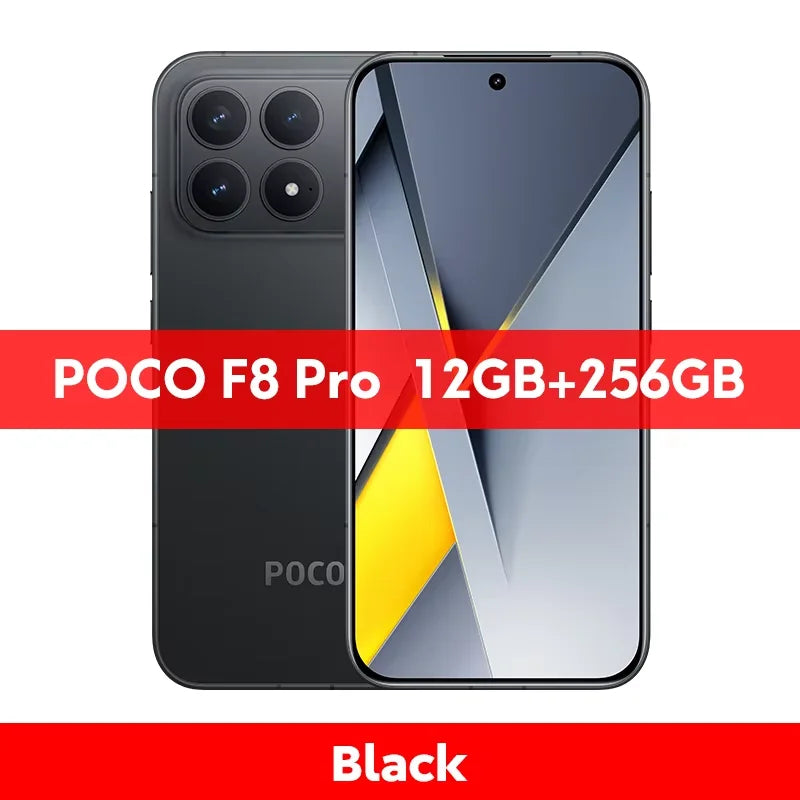 POCO F8 Pro 5G Smartphone Global Version Snapdragon® 8 Elite 6.59" 120Hz AMOLED Display 6210mAh  50MP Camera 100W Charge NFC - Limetastore
