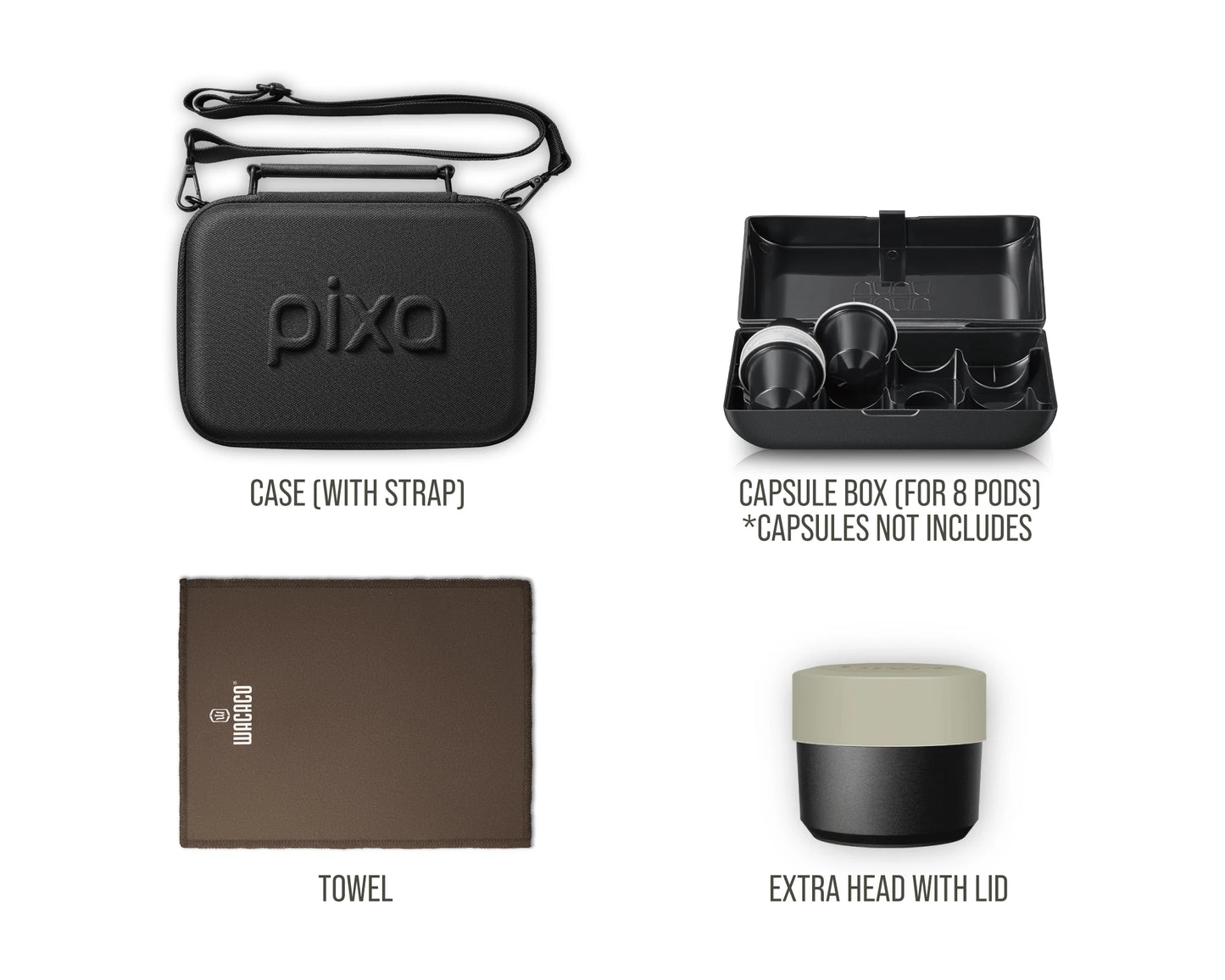 Wacaco Picopresso Protective Case – Heavy-Duty EVA Travel Carrying Bag, Shockproof & Water-Resistant Sleeve