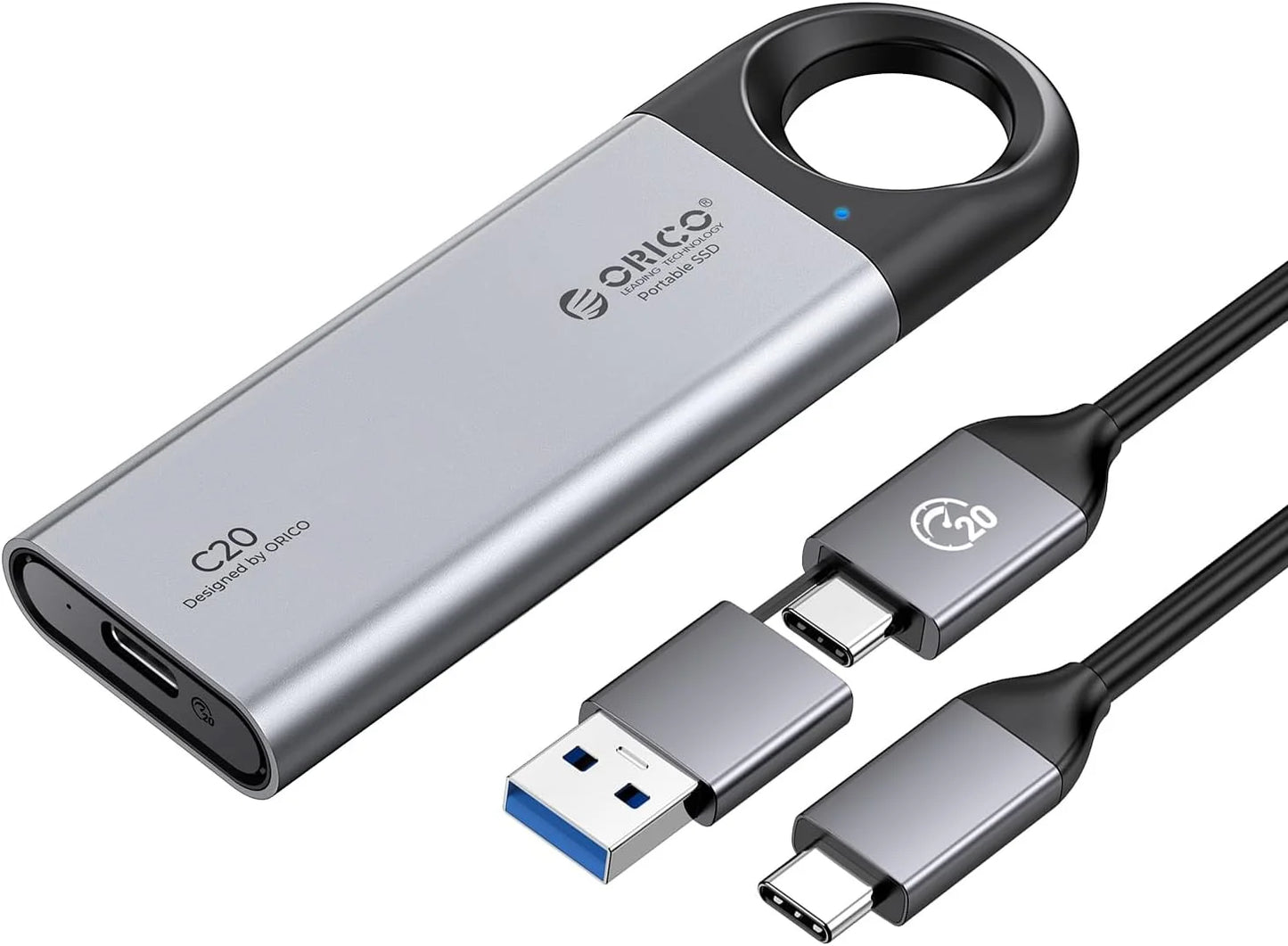 ORICO 1TB Portable External SSD – Up to 1050MB/s USB 3.2 High‑Speed Solid State Drive