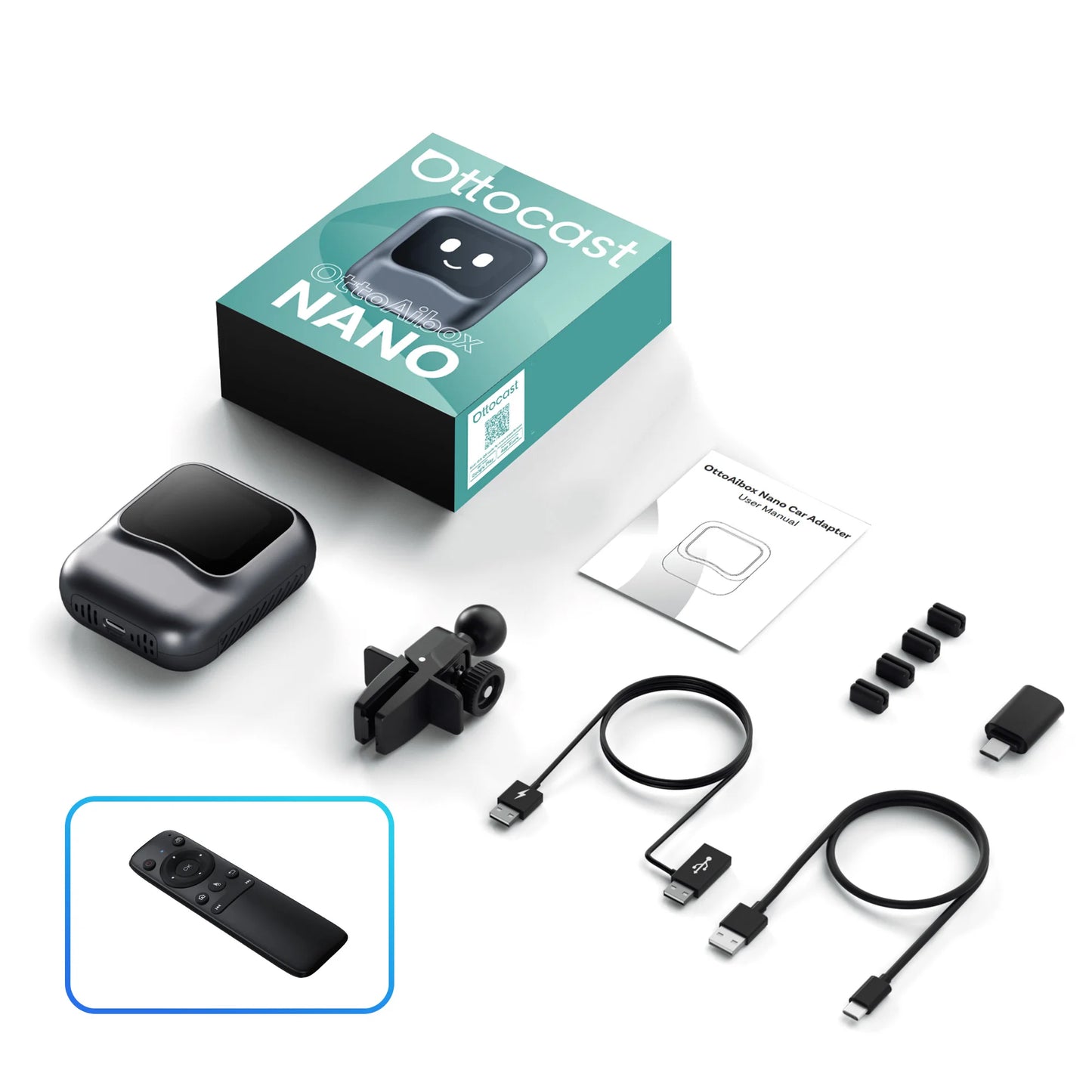 OTTOCAST Ottaibox Nano Android 13 Wireless CarPlay AI Box