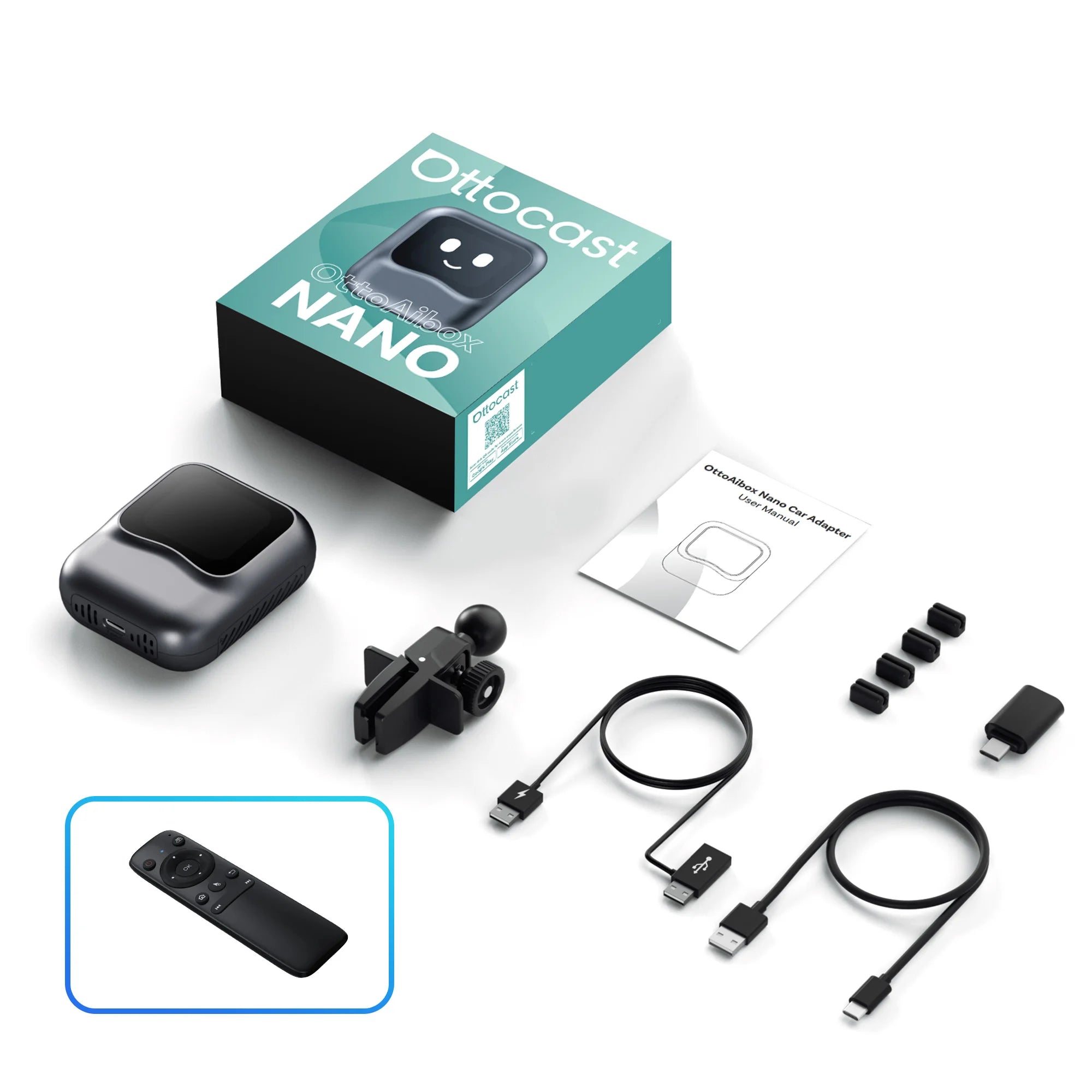 OTTOCAST Ottaibox Nano Android 13 Wireless CarPlay AI Box