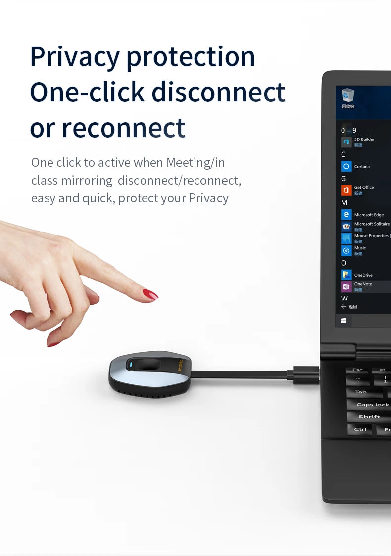 50m 5G Wireless 4K HDMI Transmitter & Receiver | Multi‑Device Mirroring