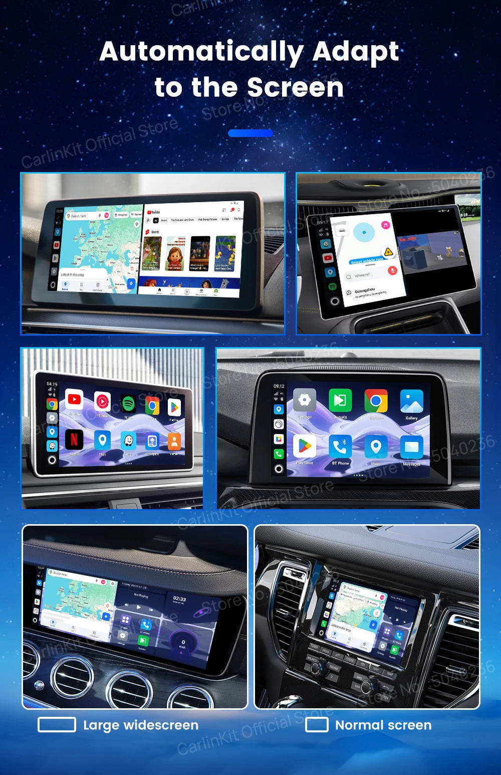 CarlinKit Android 15 SM6350 8+128GB Wireless CarPlay AI Box